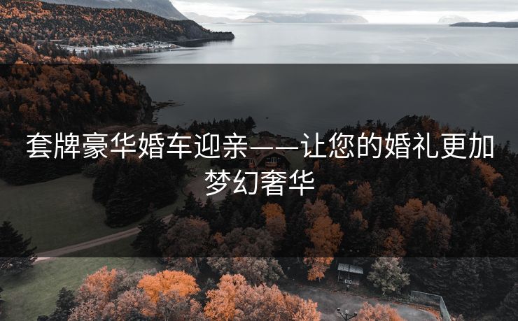 套牌豪华婚车迎亲——让您的婚礼更加梦幻奢华
